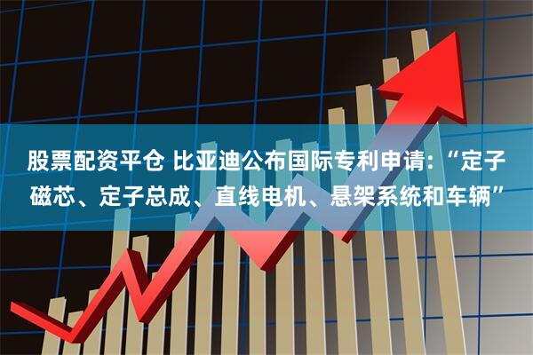 股票配资平仓 比亚迪公布国际专利申请: “定子磁芯、定子总成、直线电机、悬架系统和车辆”